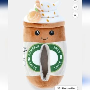 Pumpkin Spice Latte Slippers Size 9-10